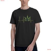 BayLine Weed Shirts For Men Women Marijuana Leaf Heartbeat Gift รอยสักแฟชั่นเสื้อยืดลายตัวละครอนิเมะสไตล์ล้ำสมัย