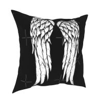 Daryl Dixon Wings Pillow Case with Zombie-Pattern Polyester Cushion Double sided 45X45CM Printed Pillow Case