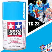 TAMIYA 85023 TS-23 LIGHT BLUE COLOR SPRAY PAINT CAN 100ML FOR PLASTIC MODEL TOY สีสเปรย์ทามิย่า พ่นโมเดล โมเดล VCA GUNDAM