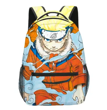 Naruto Anime Cartoon Naruto & Sasuke Character Backpack 