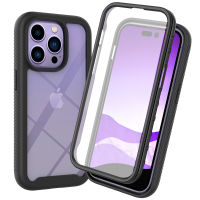 iPhone 14 Pro Case, RUILEAN Built-in Screen Protector Full Body Rugged Shockproof Case Cover for iPhone 14 Pro