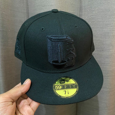 ใหม่ หมวกแก๊ป ลาย 59Fifty Milk Toronto Cereal Killer OG สีดํา