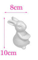 Creative Porcelain Rabbit Cake Stand Ornamental Ceramics Hare Dessert Serving Tray Cupcake Tableware Decor Gift Craft Supplies