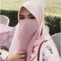 ชั้นเดียว niqab nikab Hijab Veil ramadon อิสลามมุสลิมดูไบผู้หญิงผ้าพันคออาหรับสวดมนต์ผ้าคลุมไหล่ abalban.