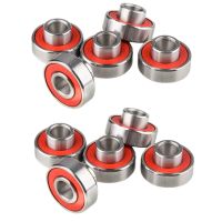 10Pcs 608-2RS Longboard Integrated Bearing Skateboard Wheel Bearing Inline Roller Skate Bearing 8X22X12.6mm