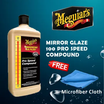 Meguiars Mirror Glaze Pro Speed Compound, 32 oz.