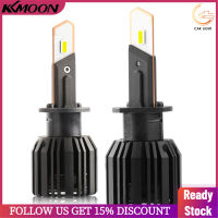 [Car Light]KKmoon หลอดไฟหน้ารถยนต์ LED กันน้ำ50W IP68 2ชิ้นหลอดไฟขับรถ LED ชุดแปลงแบบ All-In-One H1