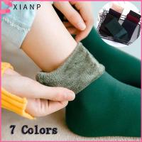 XIANP Unisex รองเท้าหิมะ หนา ถุงเท้าหิมะ ถุงเท้าชั้นบ้าน กำมะหยี่ ร้านขายชุดชั้นในนอนอุ่น