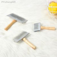 Pet Dog Grooming Comb With Wood Handle Cat Dogs Hair Remover Combs Hair Shedding Brush Pet Supplies