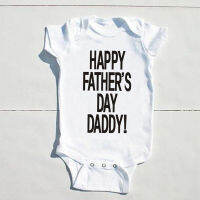 [In stock]ins อเมซอน wish การระเบิด happy fathers day ชุดรัดรูปคาซัคสถานเสื้อผ้าทารก