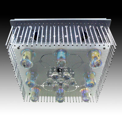 D2H โคมไฟแป้นสี่เหลี่ยมคริสตัล LED ในชุด รุ่น WL-8652-500