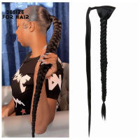 Desire For Hair 36inch Super Long Wrap Around Clip In tail Hair Extensions Heat Resistant Synthetic ided  Tail