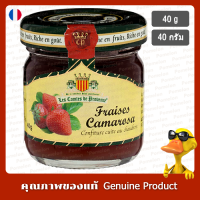 เลกอมเดอโพรวองซ์แยมสตอเบอรี่คาราโมซ่า 40กรัม - Les Comtes De Provence Camarosa Strawberry Fruit Jam 40g.