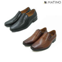 MATINO SHOES รองเท้าหนังชาย รุ่น MC/B 5535M - BLACK/TAN