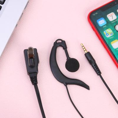 หูฟังหูฟังเอียร์บัด PTT 3.5มม. 1.2ม. หูฟังสำหรับวิทยุ Xiaomi Mijia 1S
