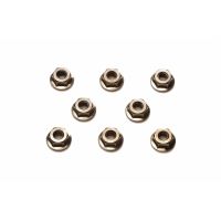 [ชุดแต่งรถบังคับ] TAMIYA 42282 4mm Serrated Wheel Nut (Black/8pcs.) ชุดแต่งทามิย่าแท้ rc