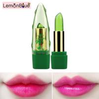 [RAYA SALE] LemonBlue Natural Aloe Gel Jelly Lipstick Temperature Changed Waterproof Nourishing Lip Balm Long Lasting Moisturizer Lips Makeup