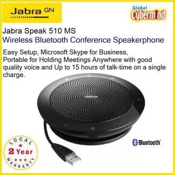 Jabra Speak 510 UC Wireless Bluetooth Speakerphone – Outstanding Sound  Quality, Portable Conference Speaker for Holding Meetings Anywhere -  Certified
