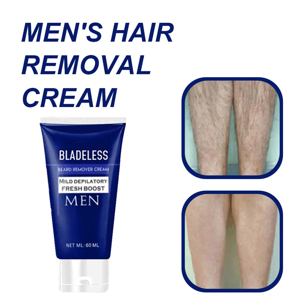 Bán Chạy 】Men Hair Removal Cream Depilatory Paste Beard Mustache Remover  Cream COD | Lazada.vn