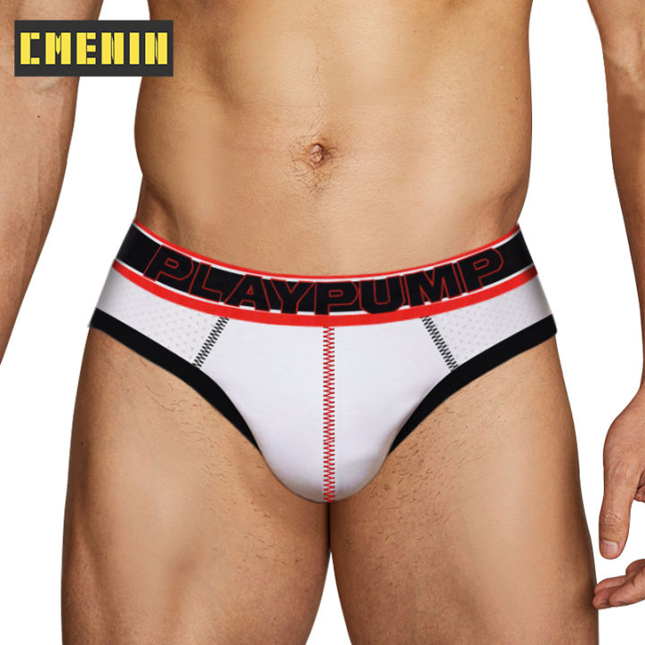 cmenin-playpump-3pcs-ขายร้อนผ้าฝ้ายเซ็กซี่กางเกงในชายกางเกงผู้ชายกางเกง-jockstrap-ชุดชั้นใน-brief-pp9104