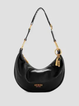 GUESS Blakely Status Luxe Small Satchel Bag, Black 