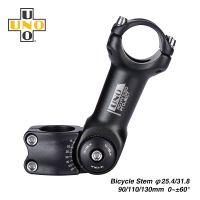 KR Bicycle Stem Angle Adjustable Aluminum Alloy 25.431.8 MM Bicycle Front Fork Stem 60 Degrees Mountain Bike Accessories