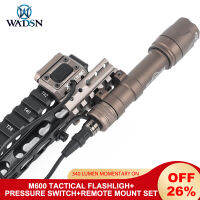 Surefir M600 M600C Flashlight 340 lumen Tactical Weapon Flashlight With Hot Button Pressure Remote Switch Light Base Mount Set