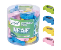 Pencil sharpener Elfen LEAF รุ่น EF-S3 กบเหลา กบเหลาดินสอ กบเหลาดินสอรูปใบไม้ กบเหลาดินสอน่ารัก สีพาสเทล ตราเอลเฟ่น