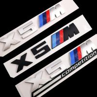 BMW M X5 Logo Auto Badge Emblem Trunk Emblem COMPETITION Bar Underlined Thunder Edition Emblem READYSTOCK yang