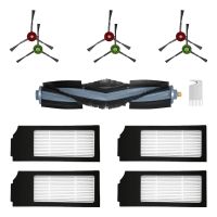 1 Set Main Brush Side Brush HEPA Filter for Ecovacs X1 Omni X1 Plus X1 Turbo Vacuum Cleaner Spare Parts