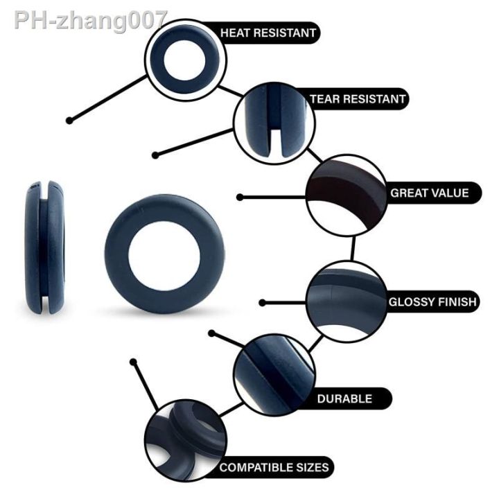 50pcs-100pcs-m3-m20-rubber-sealing-oil-rings-grommet-gaskets-for-protects-wire-cable-hole-protection-rings-shim-washer-hardware