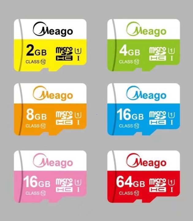 ของแท้100-meago-เมมโมรี่การ์ด-16gb-sdhc-sdxc-class-10-uhs-i-micro-sd-card-ราคาต่อชิ้น