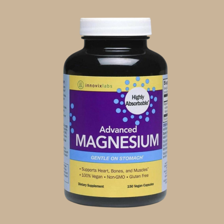 ADVANCED MAGNESIUM, GENTLE ON STOMACH, HIGHLY ABSORBABLE, WITH GLYCINATE & MALATE, 150 VEGAN