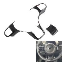 4Pcs Car Steering Wheel Panel Cover Trim Decoration Frame Sticker for Mini Cooper Clubman 2022