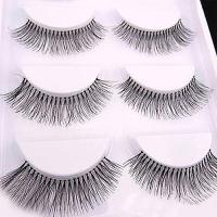 5Pairs Natural Sparse Cross Eye Lashes Extension Makeup Long False Eyelashes Handmade Makeup Eyelashes накладные ресницы