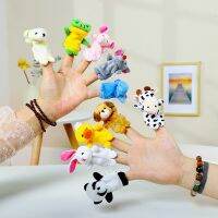 10ชิ้นการ์ตูน Boneka Jari Tangan ตุ๊กตามือสำหรับเด็กทารกเรื่องราวของเด็กปฐมวัยตุ๊กตาผ่อนคลายของเล่นตุ๊กตาของเล่นยัดไส้