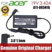 ของแท้สำหรับ ACER 19V 3.42A 65W 3.0x1.1มม. ตัวแปลงที่ชาร์จไฟฟ้ากระแสสลับสำหรับคอมพิวเตอร์พกพา Aspire S3 S5 S7 P3 Iconia C740แถบ C720 W500 C910 W700