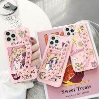 【Great. Cell phone case】โซ่สร้อยข้อมือกรณีสำหรับ Xiaomi Mi Poco F3 X3 NFC A3 9 SE 9ครั้ง11 10ครั้ง Lite R Edmi หมายเหตุ9C 8 8ครั้ง9วินาที10 7 6 5 Pro น่ารักอะนิเมะสาว Capa