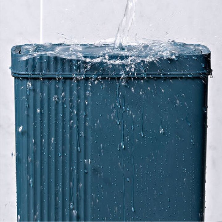 ถังขยะรีไซเคิล-j05อัจฉริยะฝาปิดถังขยะอุปกรณ์เสริมสำหรับเครื่องมือทำความสะอาดห้องครัวเก็บของในห้องน้ำถังขยะถังกระดาษ