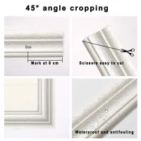 3D Foam Wall Waist Line Wall Stickers Waterproof Self Adhesive Border Top Corner Line DIY Wall Edge Strip Home Decoration