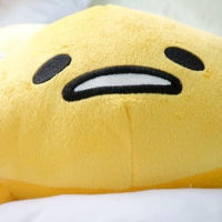 ญี่ปุ่นขี้เกียจ gudetama ตุ๊กตาหมอน เบาะไข่แดงขนาดใหญ่ ตุ๊กตาผ้าพลั &lt;s&gt; หมอน （HOT）&lt;/s&gt;