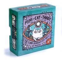 8.5*8.5 ซม.Mini Cat Tarotกระดาษคู่มือการ์ดเกม