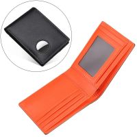 Genuine Leather Small Wallet Men  Anti-Theft Trifold Credit Card RFID Blocking Short Wallet For Men Gift