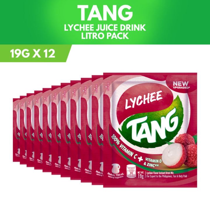 Tang Lychee Litro Pack 19g x 12 | Lazada PH