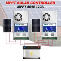 120A 60A MPPT Solar Charge Controllers 12V 24V 36V 48V Auto For Max PV 190V LCD Display Lead Acid Lithium Battery Regulators