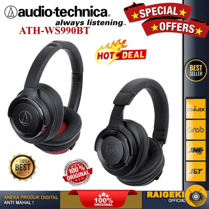 Audio-Technica ATH-WS990BT Solid Bass Bluetooth ATH WS990BT