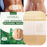 Wormwood Belly Patch 5Pcs/Box Far Infrared Belly Fat Slimming Patch 5Pcs/Box Herbal Plants Medicine Slim Patches Natural Herbal Abdomen Waist Path For Men And Women Weight Loss approving