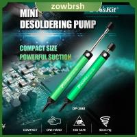 ZOWBRSH DP-366I ปากกาดูดสูญญากาศ อะลูมิเนียมอัลลอยด์ ป้องกันไฟฟ้าสถิตย์และไฟฟ้าสถิต ตัวดูดตัวดูด อุปกรณ์เสริมการบัดกรี ปั๊มดูดดีบุก Desoldering