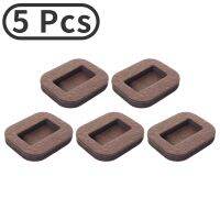 ♟ 5Pcs Silent Wheel Stopper Anti-Scratch Roller Office Chair Feet Pads Anti-Slip Felt Furniture Leg Mats Hardwood Floors Protector