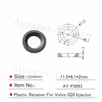 100ชิ้นซีล PTFE ที่มีการตัด11.5*6.1*2มิลลิเมตรสำหรับ PE01-13-250B GDI หัวฉีดน้ำมันเชื้อเพลิงชุดซ่อม (AY-P3083)